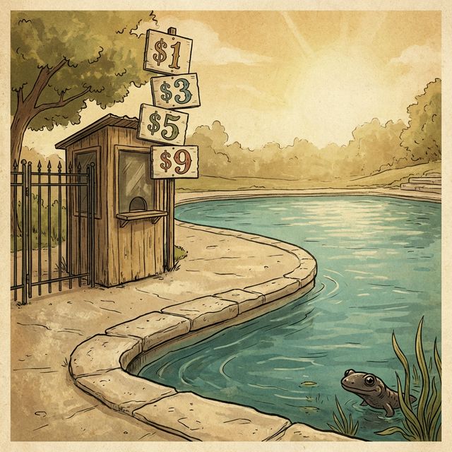 Barton Springs Admission: The Price of Cold Water and Civic Identity