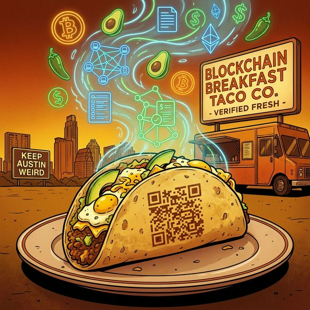 Tech Bro of the Week: The Guy Putting Breakfast Tacos on the Blockchain