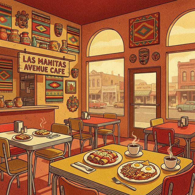 Las Manitas Avenue Cafe: The Counter Where Austin Used to Sit