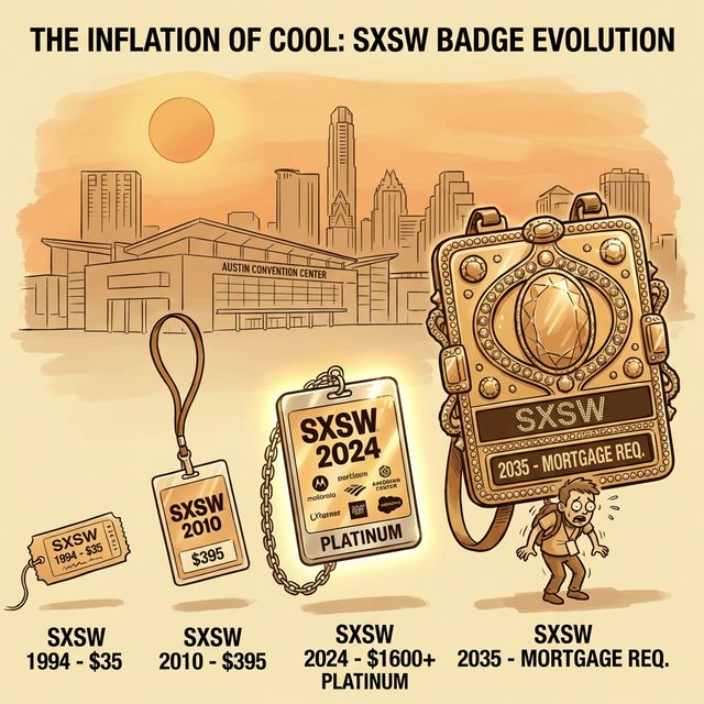 SXSW Badge Price Timeline: A Brief History of Financial Ruin
