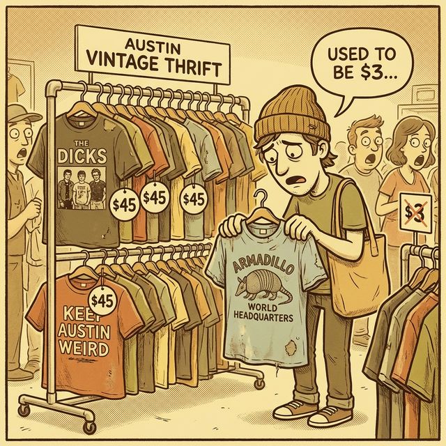 Thrift Store T-Shirts: From $3 Bin to $45 'Curated Vintage'